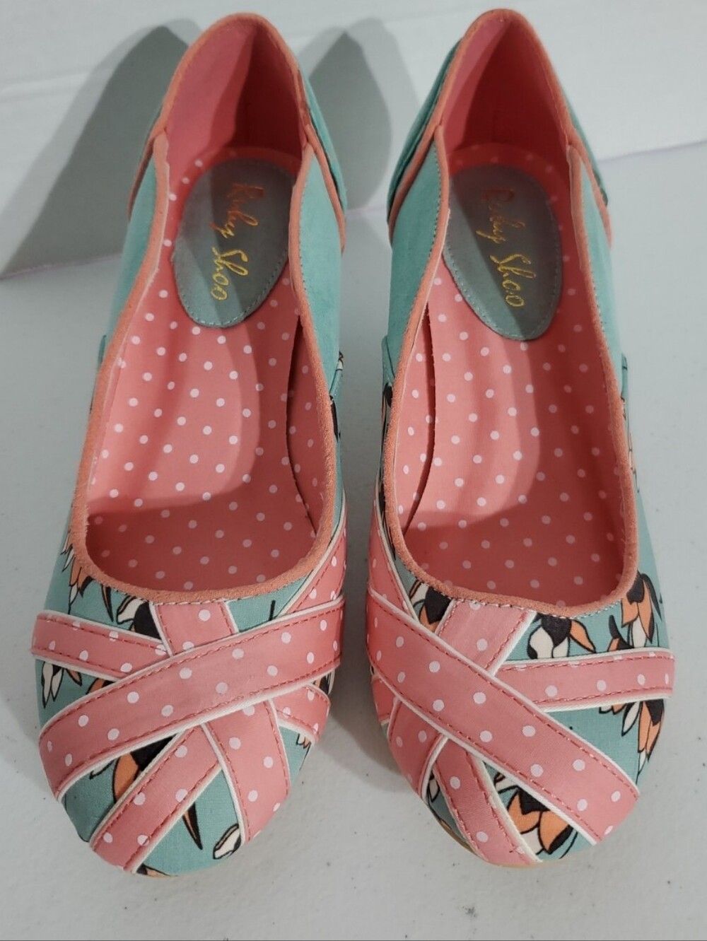 Size 6 Ruby Shoo Womens Retro Paula Ballerina Shoes